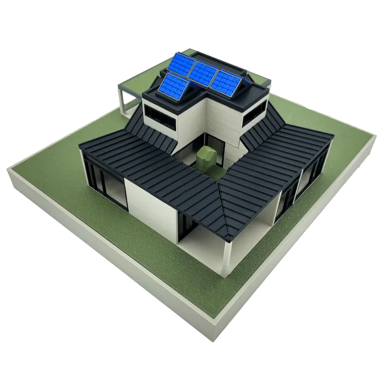 Erhalte einen detailgetreuen Eindruck deines Bauvorhabens oder zu vermarktenden Hauses im Maßstab 1:40 bis 1:75 Erhalte einen detailgetreuen Eindruck deines Bauvorhabens oder zu vermarktenden Hauses im Maßstab 1:40 bis 1:75