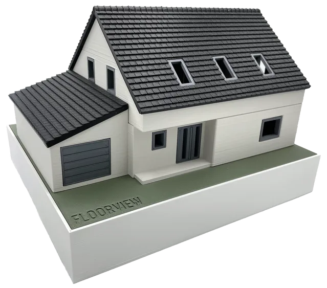 Wir produzieren dein Architekturmodell auf Basis des digitalen 3D Modells mit unseren 3D Druckern im Maßstab 1:50 bis 1:75 Wir produzieren dein Architekturmodell auf Basis des digitalen 3D Modells mit unseren 3D Druckern im Maßstab 1:50 bis 1:75